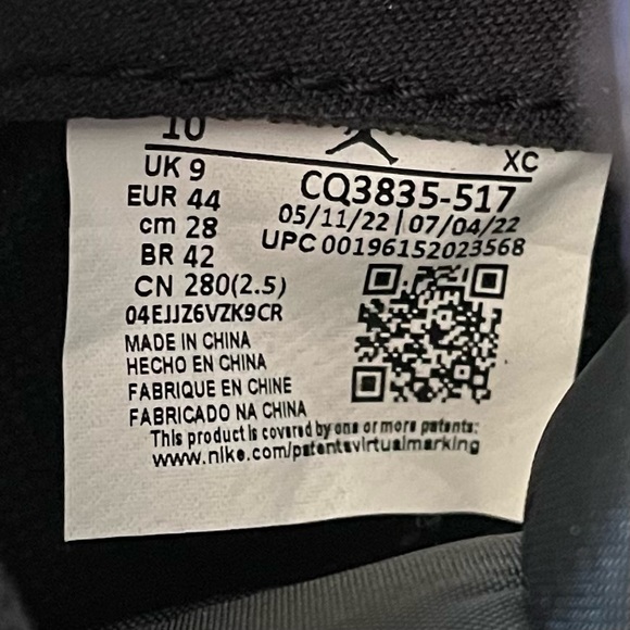 NEW Men’s Air Jordan 1 Hi FlyEase size 10 Purple LA Lakers Retro OG - Picture 10 of 13